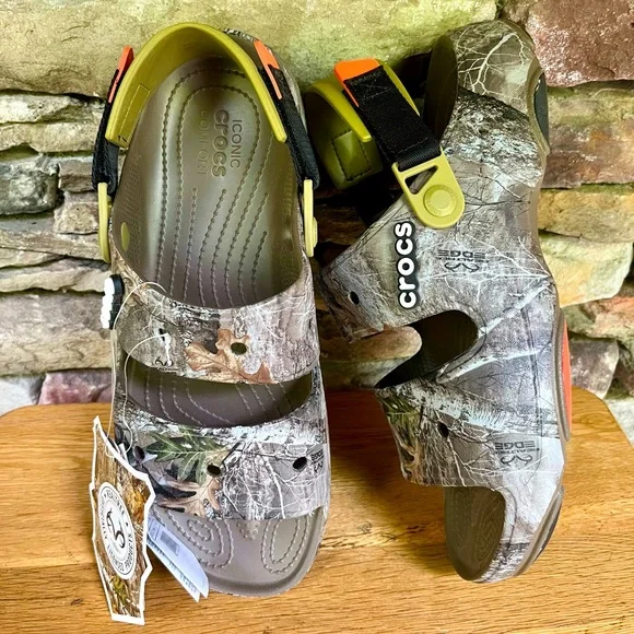 CROCS Shoes New Crocs Realtree Edge All Terrain Sandals Mens